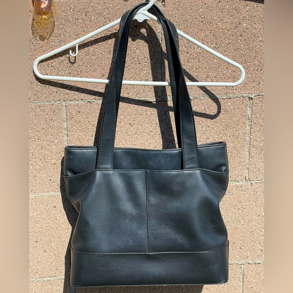 Crazy horse - Liz Claiborne company black shoulder bag.
